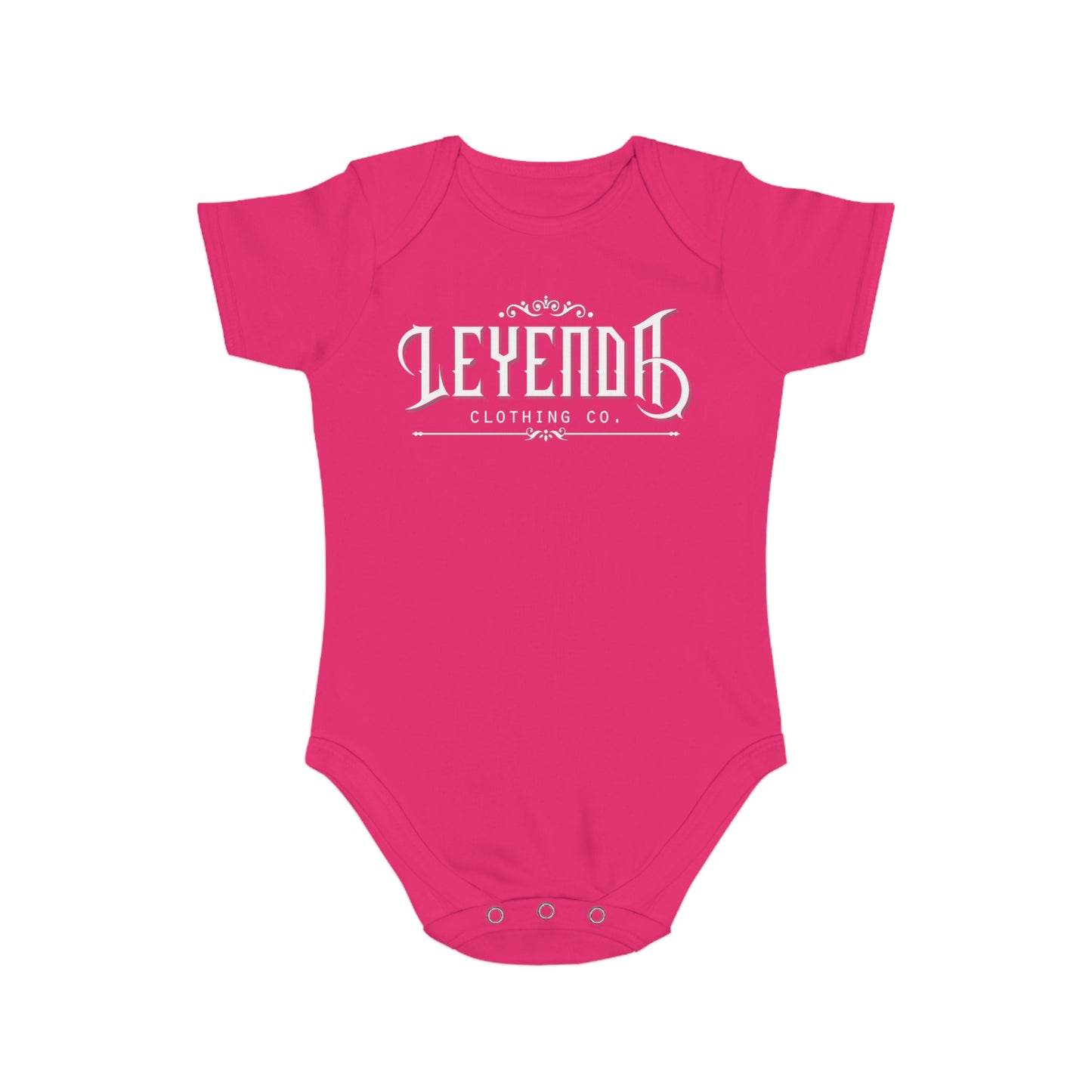 LEYENDA Short Sleeve Baby Bodysuit