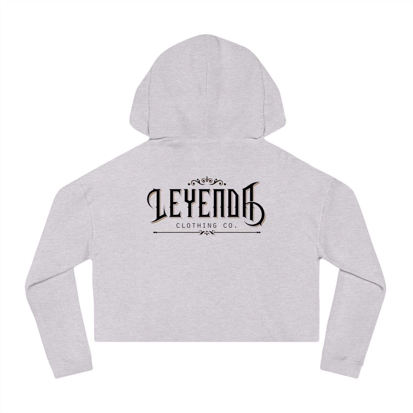 LEYENDA Women’s Cropped Hooded Sweatshirt
