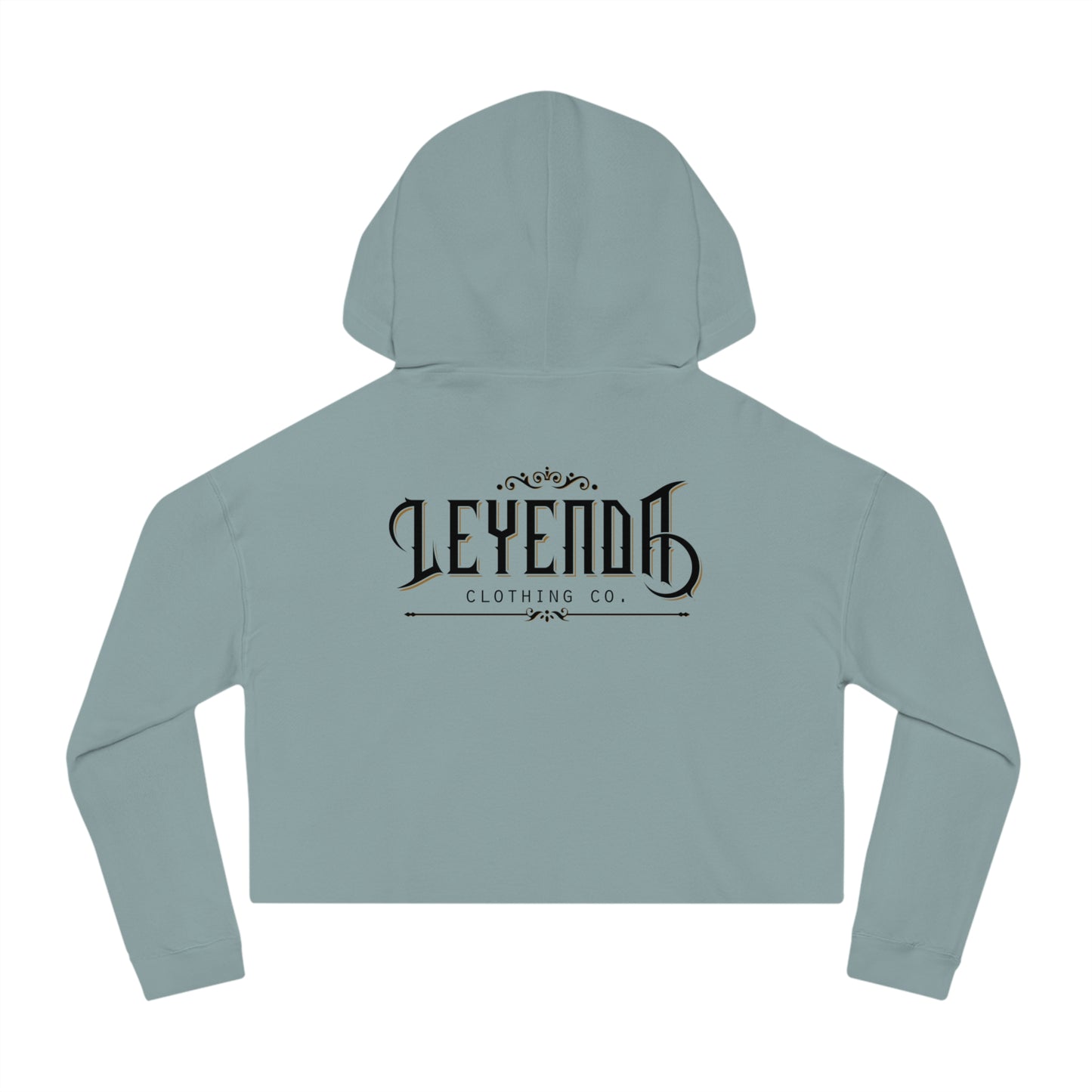 LEYENDA Women’s Cropped Hooded Sweatshirt